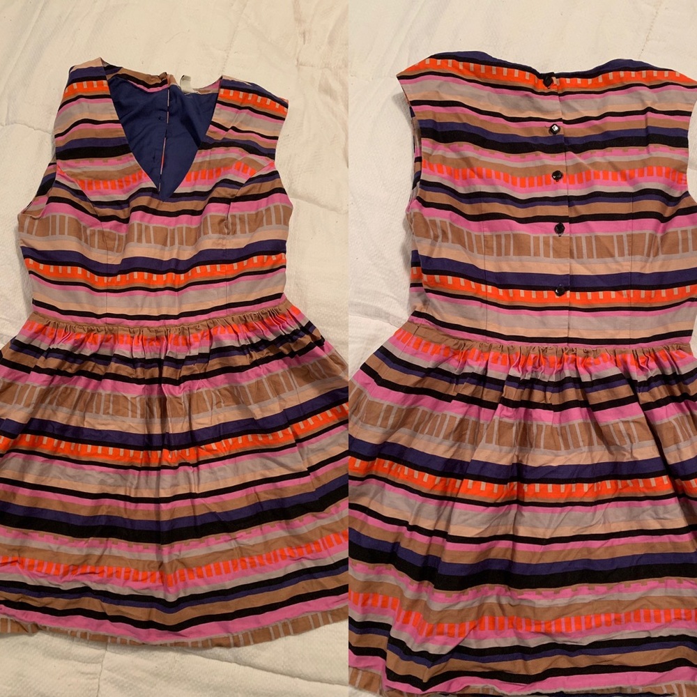 Forever 21, skater style, multicolor dress, Large